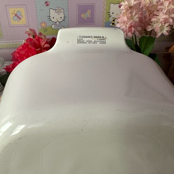 Vintage Corning Ware L’Echalote La Marjolaine 3 Qt Casserole Dish with lid A3B - Picture 5 of 5